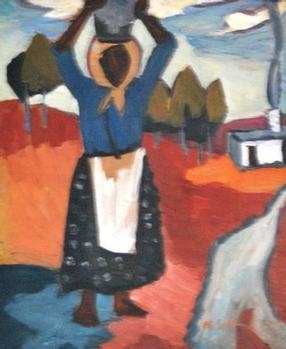 Washerwomen on Farm on Oortmanspost