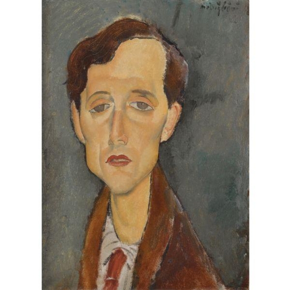 Frans Hellens by Amedeo Modigliani, 1919
