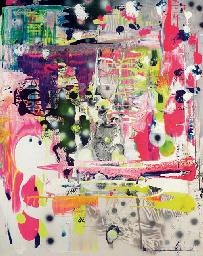 Artwork by Steve DiBenedetto, Untitled, Made of acrylic and spray enamel on canvas