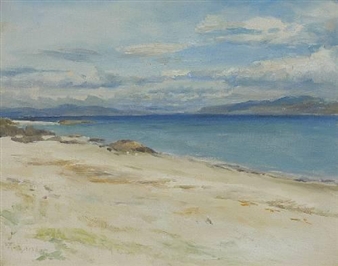A Westcoast seascape - Robert Buchan Nisbet