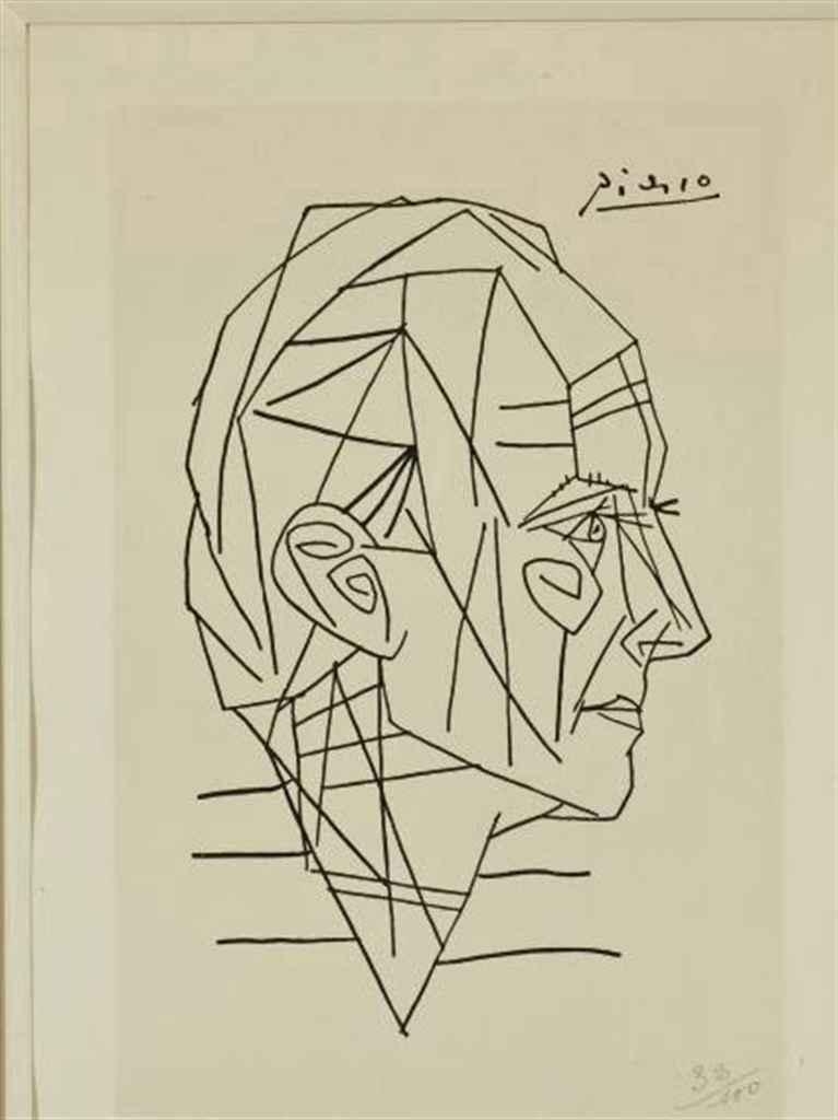 Portrait de Paul Eluard by Pablo Picasso