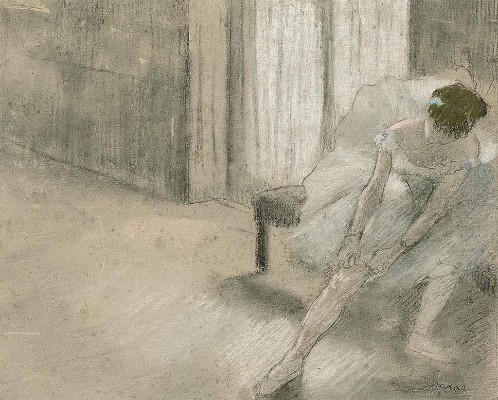 Картина голод. Пастель Эдгара Дега (1834 - 1917).
