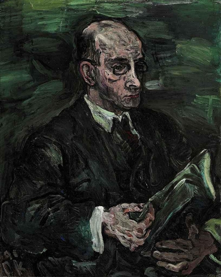 Hermann Schwarzwald II by Oskar Kokoschka, 1916