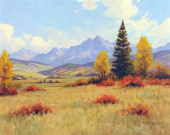 AUTUMN IN THE HILLS by Roland Gissing