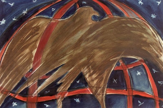 MY MOTHER'S VISION - STARRY STARRY NIGHT by Joane Cardinal-Schubert