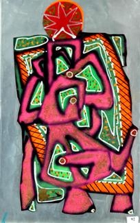 Howard Arkley | Untitled (Creation Study) (1983) | MutualArt