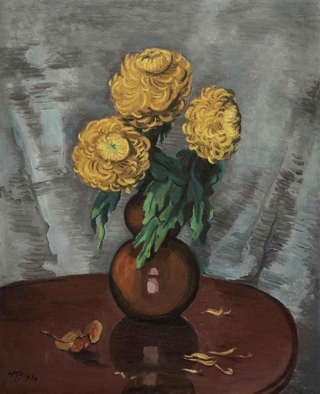 Chrysanthemen by Max Pechstein, 1930