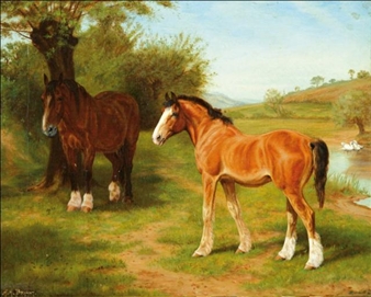 FARM HORSES - Alfred Bryant