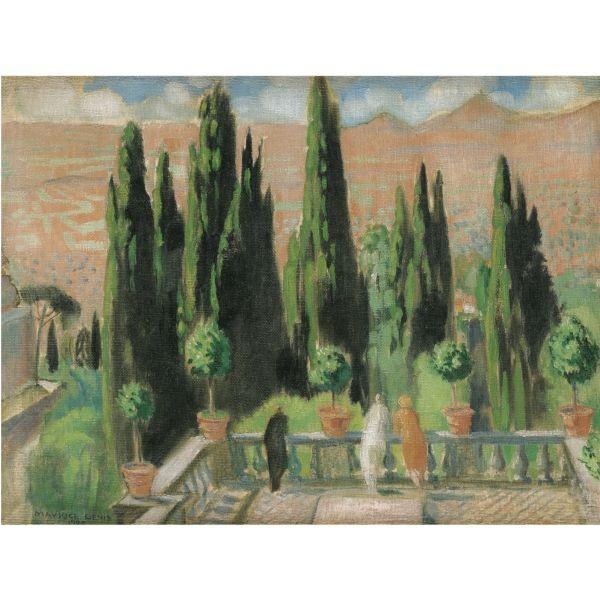 Artwork by Maurice Denis, VILLA D'ESTE, Made of oil on canvas