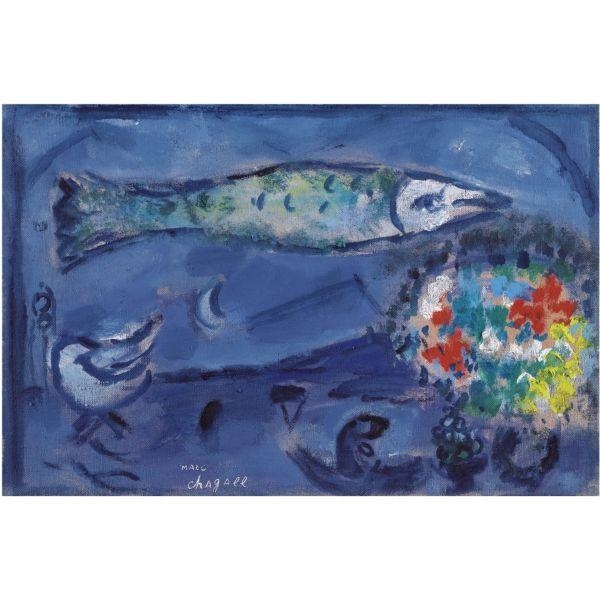 LE POISSON DANS LE CIEL by Marc Chagall, circa 1960-1965