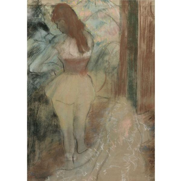 Danseuse savançant, les bras levés, première étude by Edgar Degas on artnet