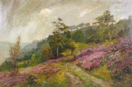 HEATHER ON A GENTLE SLOPE by Robert Scott Temple