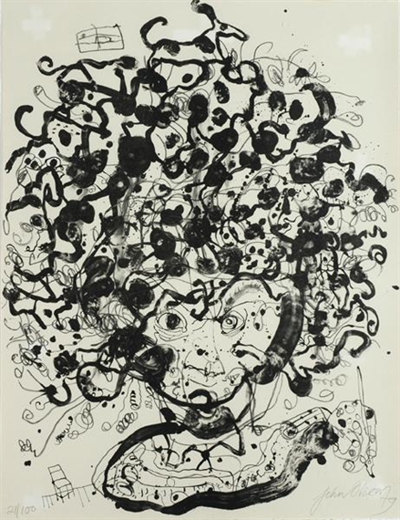 Portrait of Brett Whiteley by John Olsen, 1979