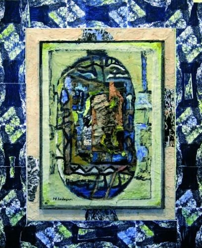 Artwork by Marc Ledoyen, Aux arbres ou le Chaos, Made of Mixed media on panel