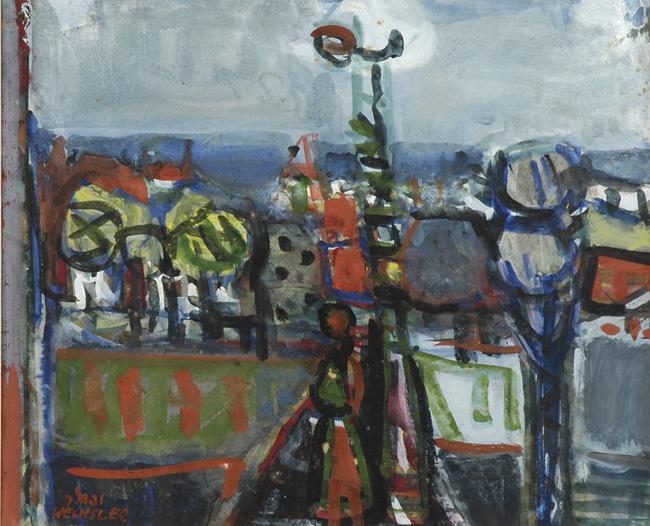 Artwork by Jacob Wexler, Haifa, Made of Gouache on paper