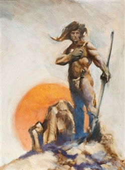 Tarzan and the Apes, ERBdom #74 cover, November 1973 - Jeffrey Jones