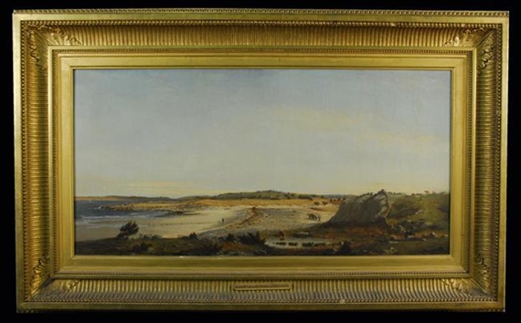 SANDY BEACH, COHASSET by Winckworth Allan Gay, 1860