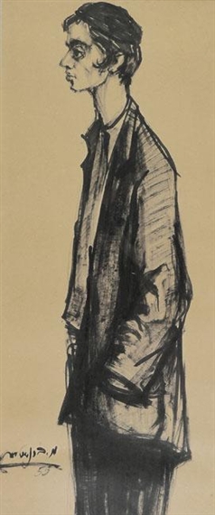 Moshe Bernstein | Yeshiva Boy (1955) | MutualArt