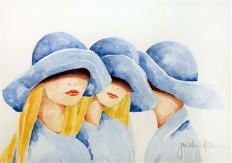 Blue Hats - Judith Caufield Walsh