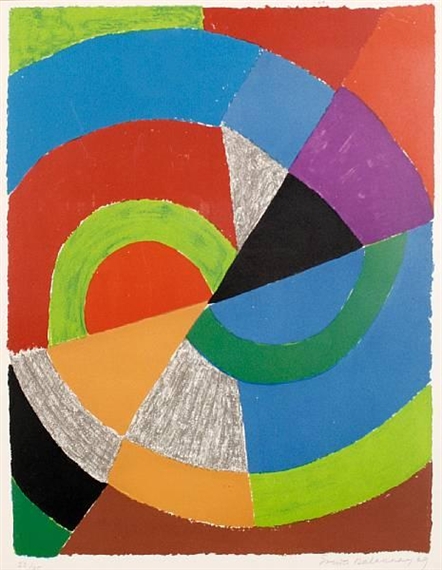 Ellipse by Sonia Delaunay, 1969