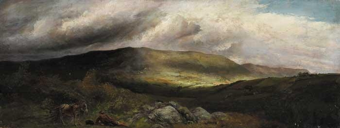 Artwork by Robert Ponsonby Staples, SLIEVE GALLION, COUNTY TYRONE, Made of Oil on canvas