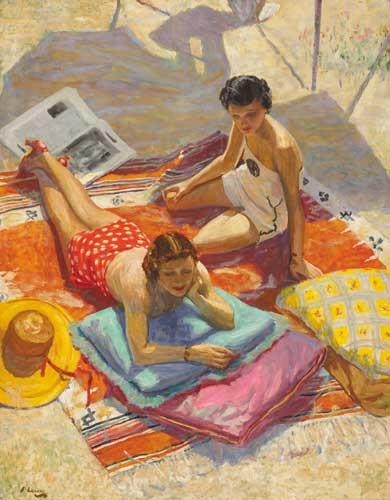 SUNBATHERS by John Lavery, 1936