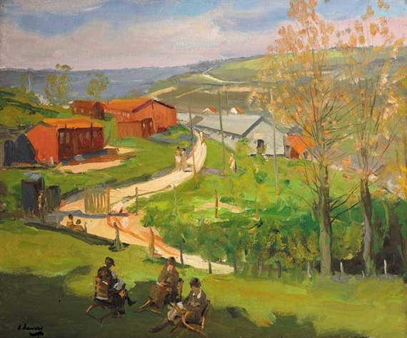 QMAAC CAMP by John Lavery, 1918