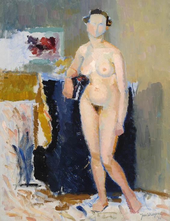 Nude by Jan Wiegers, 1938