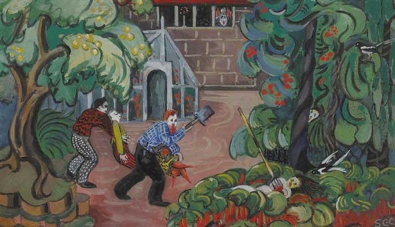 MURDER IN THE RHUBARB by Sylvia Cooke-Collis, Circa 1943
