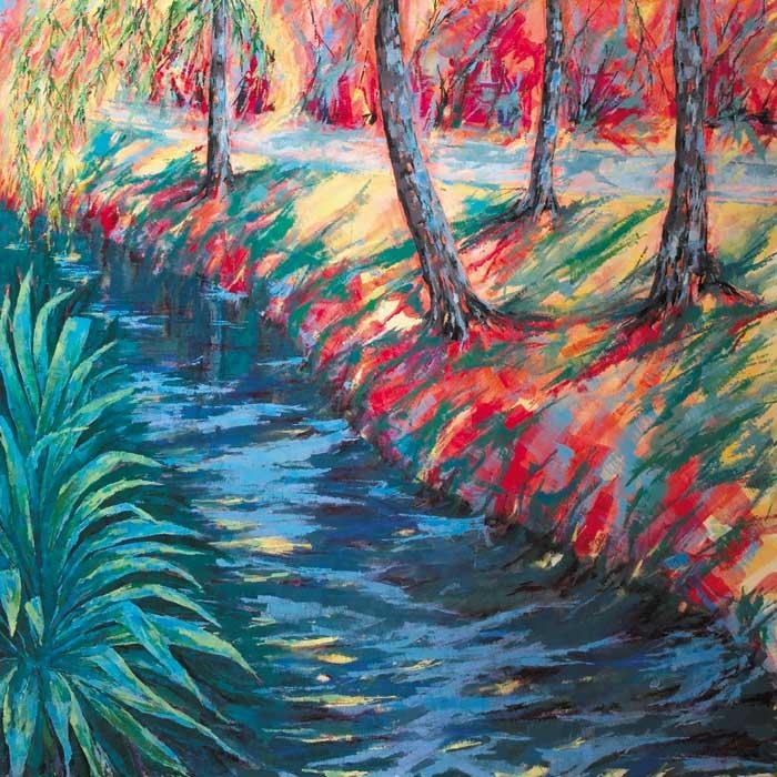 Artwork by Angie Grimes, TOLKA RIVER, Made of Acrylic on canvas