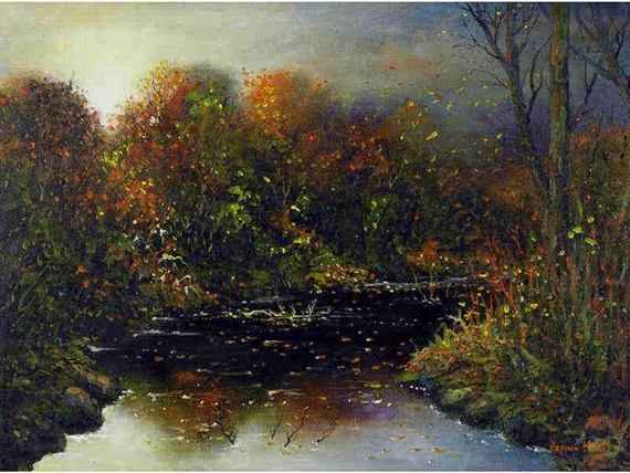 EVENING BREEZE AT BEAVER CREEK (SASKATOON) by Stephen Hynes, 2006