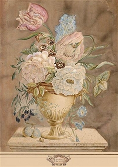 Still-life of flowers - J. G. Dolleman