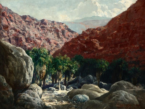 Palm Canyon in Borrego Desert State Park by Clarkson Dye