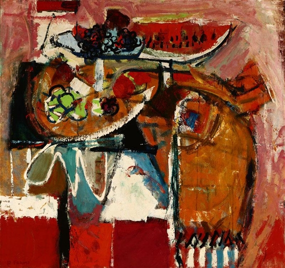 Still Life with Watermelon by Robert Frame, 1960