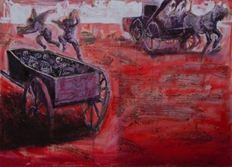 RED ABSTRACT - Ricky Dyaloyi