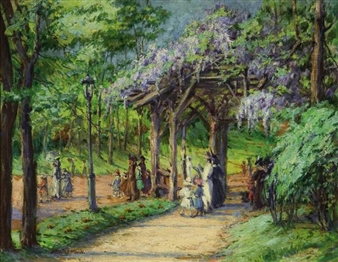 Wisteria Pergola, Central Park - Harriette Bowdoin