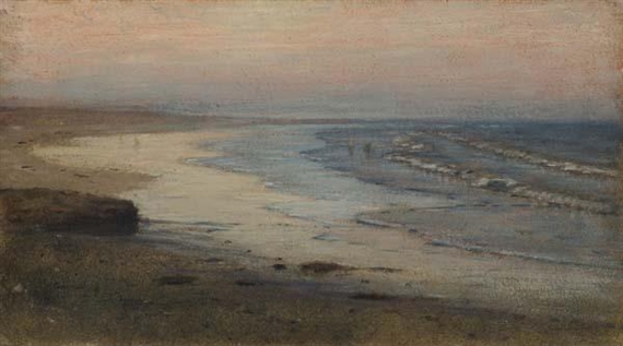 Dwight William Tryon | Tilling the Field (1883) | MutualArt