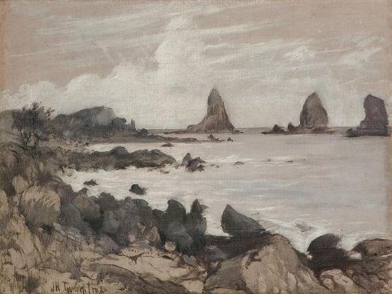Isles of the Cyclops, near Catania, Sicily by John Henry Twachtman, circa 1892