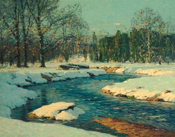 ''Sunny Banks'' by John Fabian Carlson