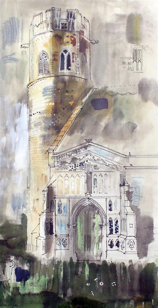 John Piper | Windsor Castle (Circa 1951) | MutualArt