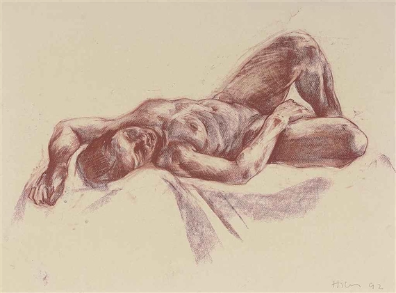 Nude study by Nicola Hicks, 1994