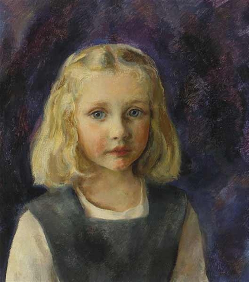Henriette Wyeth | Portrait of a Young Girl | MutualArt