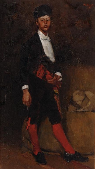 Boy in Spanish costume by Wilhelmus Hendrikus Petrus Johannes de Zwart, 1889