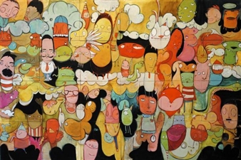 Painter Chris Vance's fun and fantastical works return to Denver