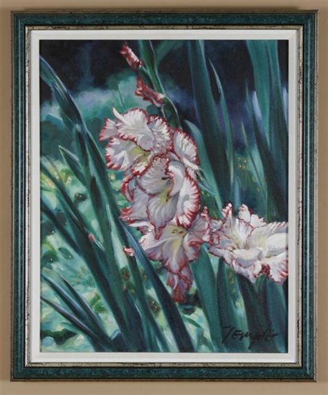 Floral Still Life of Gladiolas - Steve Temple