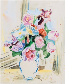 Summerly Still Life with Flowers - Gretchen Wohlwill