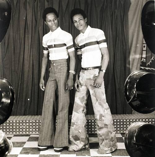 Artwork by Samuel Fosso, Three works : Self-portraits, Made of silver gelatin print