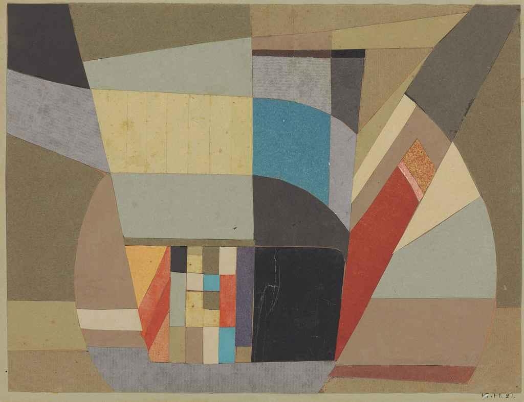 Artwork by Hannah Höch, Konstruction, Made of Paper collage on paper