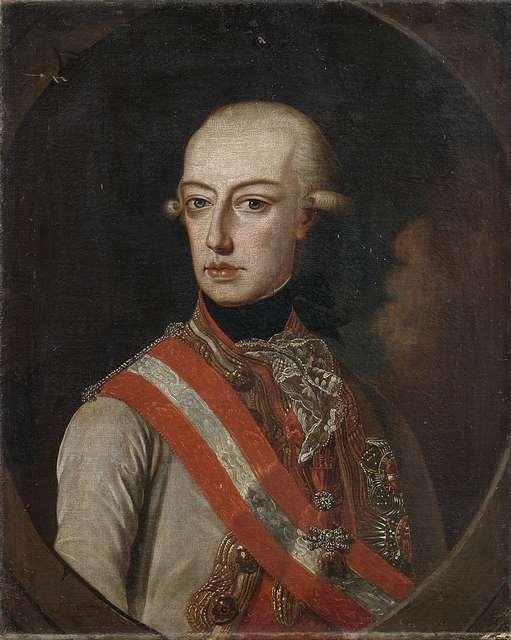Portrait of Emperor Joseph II, Archduke of Austria and Emperor of the Holy Roman Empire in three quarter view to the left by Austrian School, 18th Century, 18th Century