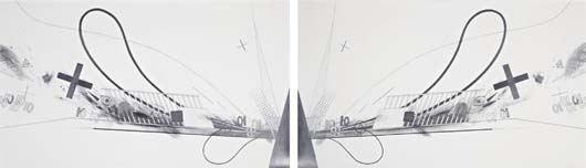 Diptych: Rorschach Nacht by Yuri Masnyj, 2004